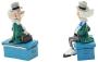 Figurine Pixi Spirou: Champignac assis sur sa cantine 06592
