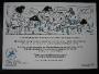 JOHAN & PIRLOUIT: LA FLUTE A SIX SCHTROUMPFS - plaque émaillée 25.8 x 77.5 cm