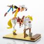 Figurine de collection Lucky Luke & Jolly Jumper En avant, Old Boy !, collection Bang Bang! 01 LMZ Collectibles