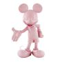 MICKEY: MICKEY WELCOME ROSE PASTEL LAQUE - statuette en ABS 30 cm