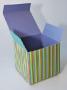 TINTIN - boîte cadeau turquoise 10.5 x 10.5 x 10.5 cm