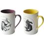 TINTIN: CHEVAL & TOGE - boîte de 2 mugs en porcelaine 10.5 cm