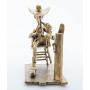 Figurine Lucky Luke se balance, Atelier Pixi Bronze 05505