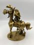 Figurine Pixi Atelier Bronze Lucky Luke & Jolly Jumper riant 5499 (Atomax, 2022)