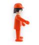 PLAYMOBIL: L'OUVRIER ROUGE - figurine de collection en ABS 24 cm