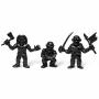 IRON MAIDEN: EDDIE (KILLERS, PIECE OF MIND, THE TROOPER), M.U.S.C.L.E. (BLACK) - assortiment de 3 mini-figurines