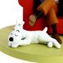 Figurine Tintin & Milou dans le fauteuil rouge, Collection LES ICONES (Moulinsart 46404)