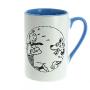 TINTIN: CINEASTE & DANOIS - boîte de 2 mugs en porcelaine 10.5 cm