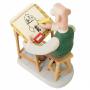 WALLACE & GROMIT, A GRAND DAY OUT - WALLACE WE'LL GO WHERE THERE'S CHEESE! - statuette résine 10.5 cm