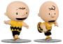PEANUTS: CHARLIE BROWN THEN AND NOW- pack de 2 figurines vinyle 10 cm