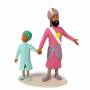 Figurine de collection le Maharadjah et son fils Le Musée Imaginaire de TINTIN Tintinimaginatio 46019